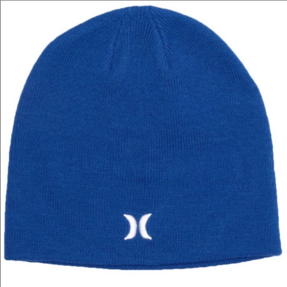 Hurley Men Blue Stitched Logo Knit Beanie One Size Fits All
NWT